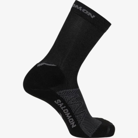 Salomon Unisex Speedcross Crew Socks Deep Black/Deep Black