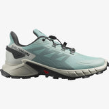 Salomon Women's Supercross 4 Trail Running Shoes Aquifer/Lunar Rock/Ebony