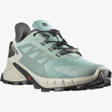 Salomon Women's Supercross 4 Trail Running Shoes Aquifer/Lunar Rock/Ebony