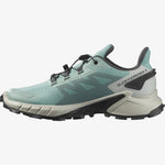 Salomon Women's Supercross 4 Trail Running Shoes Aquifer/Lunar Rock/Ebony