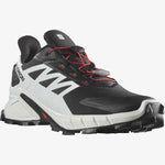Salomon Men's Supercross 4 Trail Running Shoes Black/White/Fiery Red