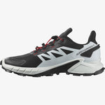 Salomon Men's Supercross 4 Trail Running Shoes Black/White/Fiery Red