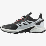 Salomon Men's Supercross 4 Trail Running Shoes Black/White/Fiery Red