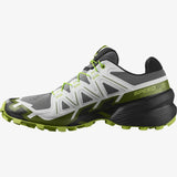 Salomon Men's Speedcross 6 Trail Running Shoes Black/White/Acid Lime