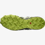 Salomon Men's Speedcross 6 Trail Running Shoes Black/White/Acid Lime