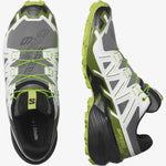 Salomon Men's Speedcross 6 Trail Running Shoes Black/White/Acid Lime