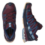 Salomon Women's XA Pro 3D V8 W Trail Running Shoes Wine Tasting/Night Sky/Almond Cream