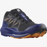 Salomon Men's Pulsar Trail Running Shoes Black/Clematis Blue/Blazing Orange