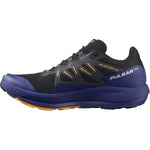 Salomon Men's Pulsar Trail Running Shoes Black/Clematis Blue/Blazing Orange