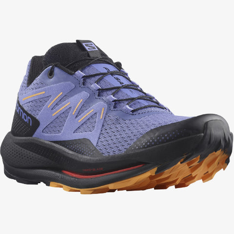 Salomon Women's Pulsar Trail Running Shoes Velvet Morning/Black/Blazing Orange
