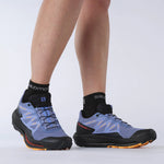 Salomon Women's Pulsar Trail Running Shoes Velvet Morning/Black/Blazing Orange