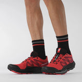 Salomon Men's Pulsar Trail Running Shoes Poppy Red/Biking Red/Black
