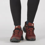 Salomon Women's X Ultra 4 GTX Hiking Shoes Madder Brown/Black/Bleached Sand