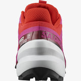 Salomon Women's Speedcross 6 Trail Running Shoes Fiery Red/Very Berry/White