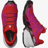 Salomon Women's Speedcross 6 Trail Running Shoes Fiery Red/Very Berry/White