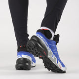 Salomon Men's Speedcross 6 GTX Trail Running Shoes Nautical Blue/Black/White