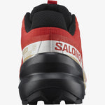 Salomon Men's Speedcross 6 Trail Running Shoes Fiery Red/Black/Safari