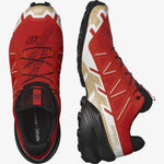 Salomon Men's Speedcross 6 Trail Running Shoes Fiery Red/Black/Safari