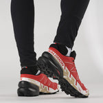 Salomon Men's Speedcross 6 Trail Running Shoes Fiery Red/Black/Safari