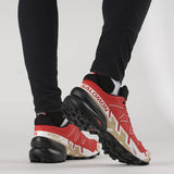Salomon Men's Speedcross 6 Trail Running Shoes Fiery Red/Black/Safari