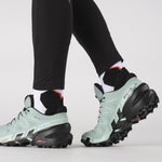 Salomon Women's Speedcross 6 GTX Trail Running Shoes Aquifer/Black/Yucca