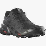 Salomon Men's Speedcross 6 Wide Trail Running Shoes Black/Black/Phantom