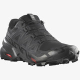 Salomon Men's Speedcross 6 Wide Trail Running Shoes Black/Black/Phantom