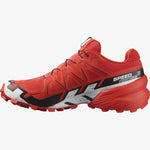 Salomon Men's Speedcross 6 GTX Trail Running Shoes Fiery Red/Black/White