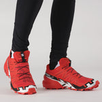 Salomon Men's Speedcross 6 GTX Trail Running Shoes Fiery Red/Black/White