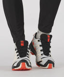Salomon Women's XA Pro 3D V8 GTX Trail Running Shoes Lunar Rock/Cherry Tomato/Sun Kiss