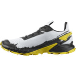 Salomon Men's Alphacross 4 Trail Running Shoes White/Black/Empire Yellow
