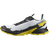 Salomon Men's Alphacross 4 Trail Running Shoes White/Black/Empire Yellow