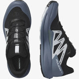Salomon Men's Pulsar Trail Running Shoes Black/China Blue/Arctic Ice