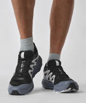Salomon Men's Pulsar Trail Running Shoes Black/China Blue/Arctic Ice