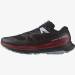 Salomon Men's Ultra Glide 2 Trail Running Shoes Black/Biking Red/Pearl Blue