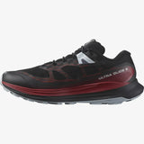 Salomon Men's Ultra Glide 2 Trail Running Shoes Black/Biking Red/Pearl Blue