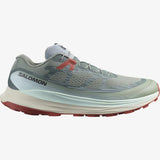 Salomon Men's Ultra Glide 2 Trail Running Shoes Lily Pad/Bleached Aqua/Hot Sauce