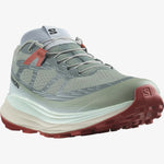 Salomon Men's Ultra Glide 2 Trail Running Shoes Lily Pad/Bleached Aqua/Hot Sauce