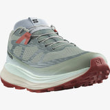 Salomon Men's Ultra Glide 2 Trail Running Shoes Lily Pad/Bleached Aqua/Hot Sauce