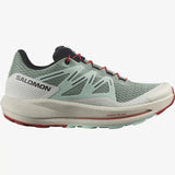 Salomon Women's Pulsar Trail W Trail Running Shoes Lily Pad/Bleached Aqua/Hot Sauce