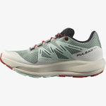Salomon Women's Pulsar Trail W Trail Running Shoes Lily Pad/Bleached Aqua/Hot Sauce