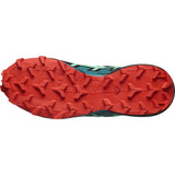 Salomon Women's Speedcross 6 Trail Running Shoes Black/Biscay Green/Fiery Red