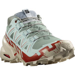 Salomon Women's Speedcross 6 Trail Run Lily Pad/Rainy Day/Bleached Aqua