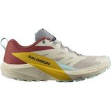 Salomon Men's Sense Ride 5 Trail Run Rainy Day/Hot Sauce/Freesia