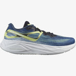 Salomon Men's Aero Glide Road Running Shoes Blue Ashes/Dark Sapphire/Sunny Lime