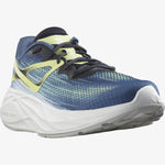 Salomon Men's Aero Glide Road Running Shoes Blue Ashes/Dark Sapphire/Sunny Lime