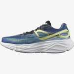 Salomon Men's Aero Glide Road Running Shoes Blue Ashes/Dark Sapphire/Sunny Lime