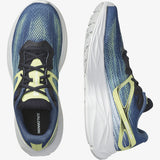 Salomon Men's Aero Glide Road Running Shoes Blue Ashes/Dark Sapphire/Sunny Lime