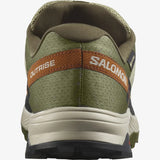 Salomon Men's Outrise GTX Hiking Shoes Moss Gray/Olive Night/Sugar Almond