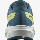 Salomon Men's Aero Blaze Road Running Shoes Blue Ashes/Sunny Lime/Dark Sapphire